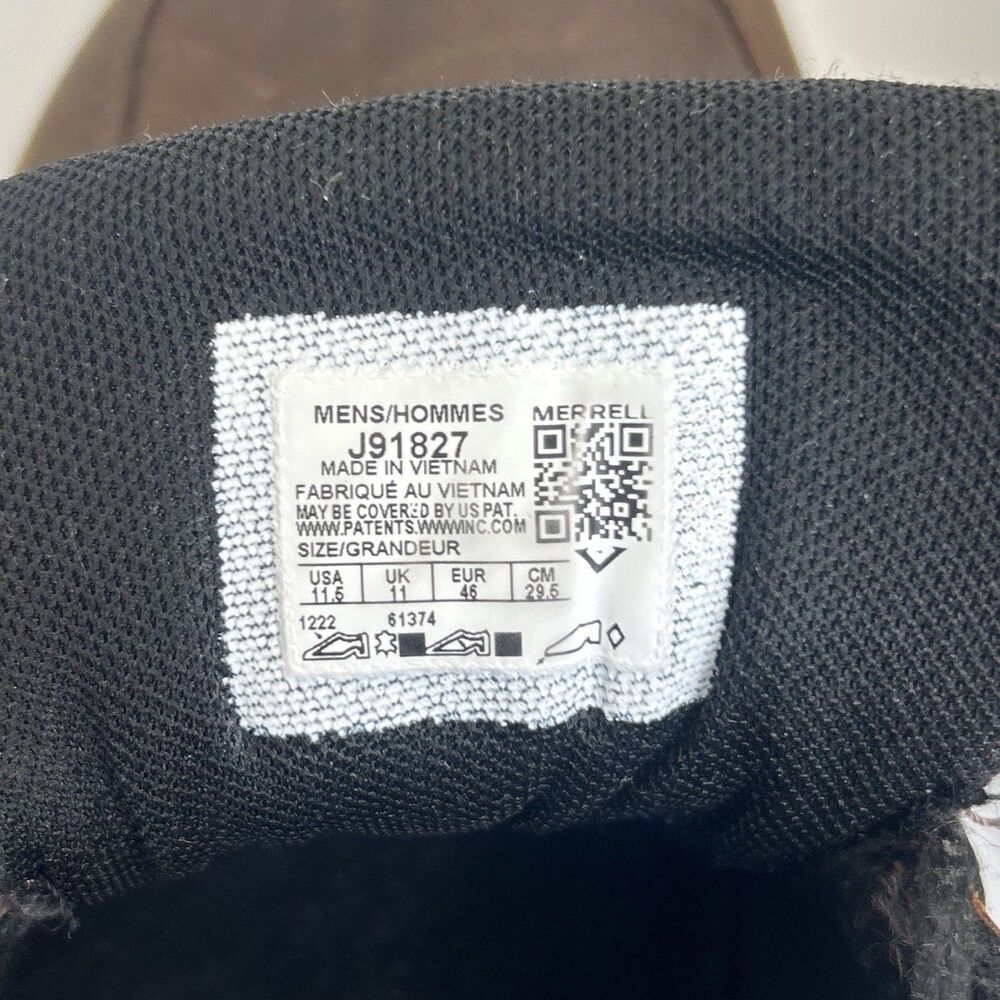 Merrell Moab Adventure Hiking Shoes Mens Sz 11.5 Dark Earth Brown Leather J91827 - Picture 7 of 8